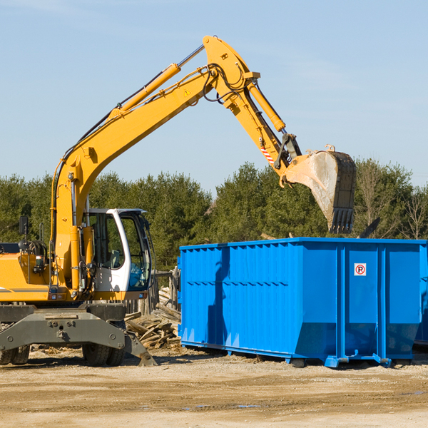 what are the rental fees for a residential dumpster in Butler